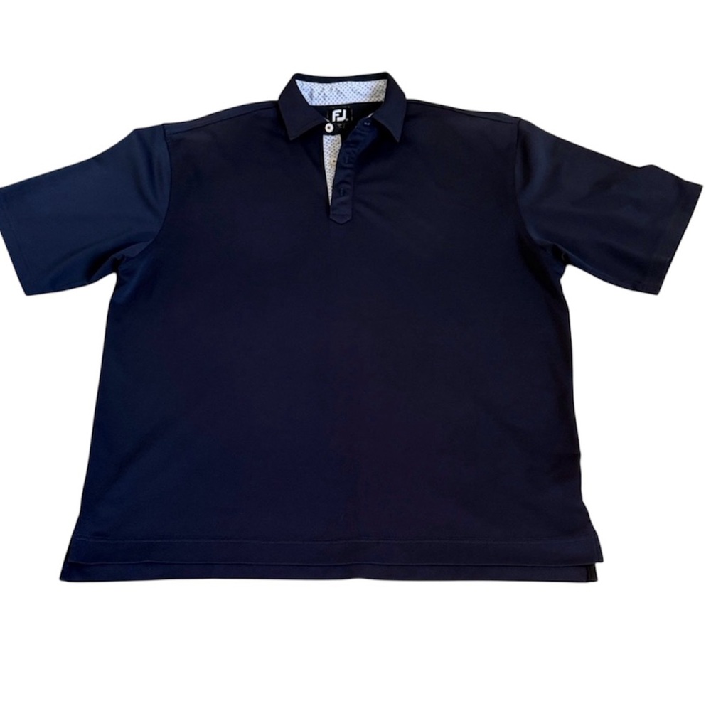 FootJoy Men's Dark Blue Polo Golf Shirt Size XL